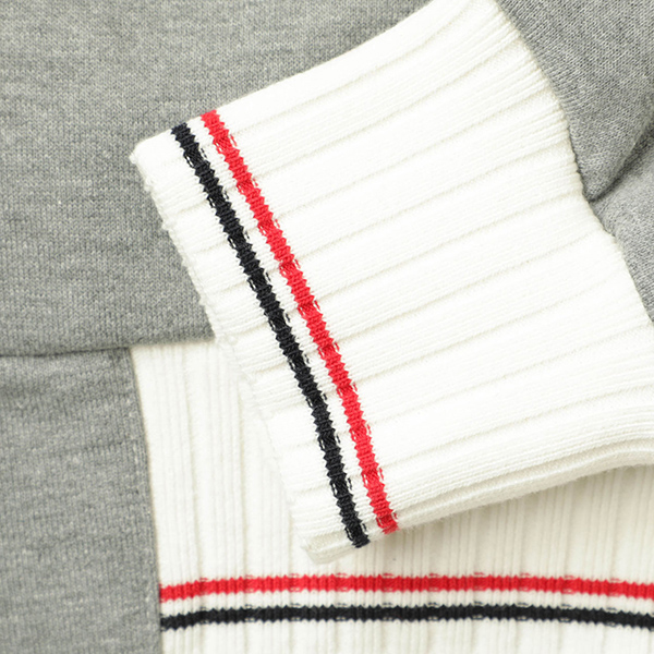 PMDS スウェットニット切り替えパーカ 新品未使用です！ WEB限定 TIME SALE！］FR刺繍スウェットニットプルオーバー（5